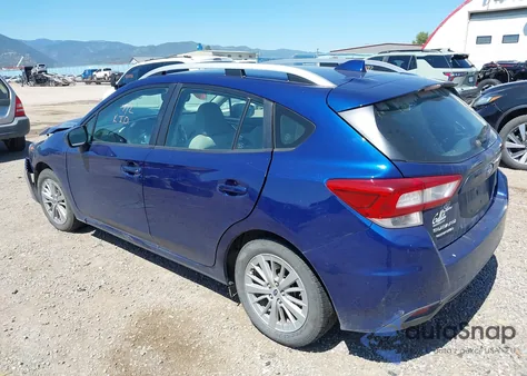 2018 Subaru Impreza 2.0I Premium z USA, uszkodzony, nr VIN 4S3GTAD6XJ3742643